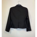 BCBG Maxazria Jacket Blazer Black Gray Tuxedo Button Women’s Size Medium Photo 2