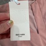 Grace Karin  NWT pink pleated sleeveless dress tie belt V-neck size small D50 Photo 2