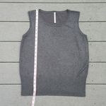 Leo & Nicole Sleeveless Sweater | Gray Sweater Vest Size L Photo 7