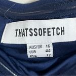 ThatsSoFetch Women’s Thatsofetch Blue Tube Top‎ Strapless Maxi Dress Lined Size 12 Photo 6