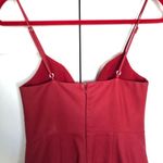 NBD Red Pleather  Mini Dress Size M Photo 5