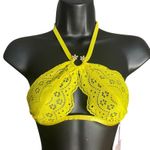 Savage X Fenty size S Yellow Lace bralette NWT Photo 0