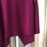 Bobeau  Purple Single Button Draped Jacket Photo 10