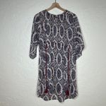 Anthropologie Floreat by Women's Zhara Floral Paisley Sheer Peasant Dress Small Photo 2