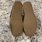 Toms Womens Plaid Felt On Leather Flannel Mid Top Bota Boots Red Black Size 8 Photo 7