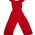 Tommy Bahama  Off The Shoulder Red Jumpsuit Photo 0