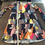 Women’s Summer Casual Tunic Dress Long Sleeve V Photo 9