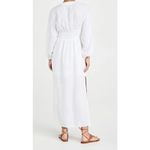 Rebecca Taylor  Long Smock Waist Linen & Crochet‎ Dress Size Large Photo 9