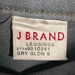 J Brand Sz 29 Wax Coated Snakeskin Python Jeans Jeggings Gray Gold Photo 7