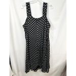 Maggie Barnes Plus Size 24W Dress Midi Black Polka Dot Sleeveless Shift 1414 Photo 1