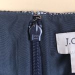 J.Crew NWT Women’s Tweed Fringe Navy Blue and White Sleeveless Sheath Dress Photo 7