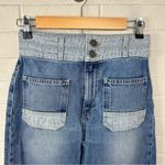 Joie  Gabriel Thames Two Toned Patch Pocket Button Fly Jeans Size 25 Photo 7