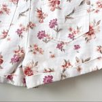American Eagle  White Floral Mom Shorts High Rise 4 Photo 9