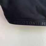 Peloton Black Logo Strappy Back Sports Bra Photo 5