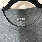 SheIn  Gray Graphic Tee with Turtle and Sun Design Photo 1