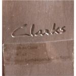 Clarks  Womens Kacia Alfresco Size 5 Brown Leather Ankle Booties Heeled Photo 5