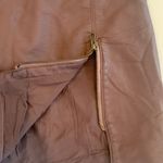 Free People Plum Dark Purple Faux Leather Mini Skirt Women’s Size 10 Photo 2