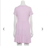 Lila Rose Lily Rose Ribbed T-Shirt Dress Light Clay Photo 1