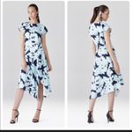 Natori Shibori Floral - Fluid Crepe Drape Dress Photo 1