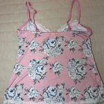 Jessica Simpson Floral Pink Lace Trim Sleepwear Set in Size Large Photo 7