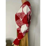 The Fifth Label  NWT Womens Angle Knit sweater size Large Red/white Photo 2