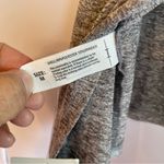 Halara  Play It My Way Athleisure Top Women NWT Md Grey High Low Hem Keyhole Back Photo 4