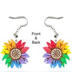 3/ $15 Brand New Multi colored Sunflower earrings Photo 1