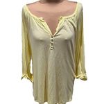Michael Stars  Butter Yellow Tunic Top One Size Lightweight Comfy Peasant Boho Photo 0