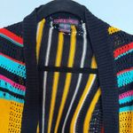 Rock & Roll Cowgirl Rock N Roll Cowgirl Multi Color Fringe Open Cardigan Sweater Small Photo 1