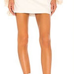 Revolve  Devine Heritage Vegan Leather White Mini Skirt Photo 0