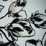 White House | Black Market WHITE HOUSE BLACK MARKET Floral Print Rhinestone Snaps 3/4" Sleeve Cardigan M Photo 7