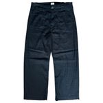 Anthropologie Maeve  Womens Size 31 Tall Black Colette Linen Blend Wide Leg Pants Photo 6