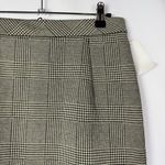 H&M  Light Brown Houndstooth Plaid Pencil Skirt 8 Photo 2