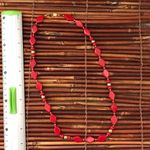 Trifari Red & Gold Bead Necklace Photo 6
