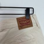 Levi's  501 High Rise Cut Off Jean Shorts Give Me Butterflies Cream Butterfly 32 Photo 4