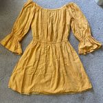 Tularosa Luna off shoulder mini dress ginger gold Photo 1