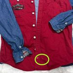 Tommy Hilfiger vintage denim jean motorcycles buttondown longsleeve Photo 2