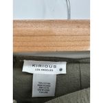 Kirious  Mini Skirt Size M Green Army Schoolgirl Preppy Pockets Academia Fall Photo 3