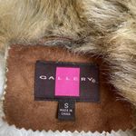 Gallery Y2K Vintage Faux Suede and Fur Penny Lane Short Jacket Small Brown Photo 1