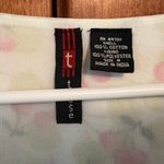 Tease Sleeveless White Pink Green Cherry Cotton Dress Sz 8 Photo 3