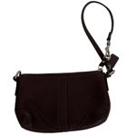 Coach  Brown Leather Wristlet Wallet Photo 2
