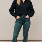 Mother the looker spontaneous combustion blue tie dye jeans size 25 Green Photo 0