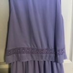 Decree Womens  Layered Dress in Lavender Size S Photo 1