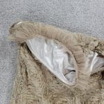 Bloomsbury Shift Dress Womens M Cream Tulle Rosette Floral Cocktail Party Lined Size M Photo 6