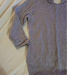Fenn Wright Manson  womens wool blend silver metalic sweater size medium pullover Photo 2