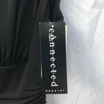Connected Apparel NWT 12  Fit and Flare Formal Evening Sleeveless Black Dress Photo 6