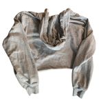 Garage  women's XS cropped grey hoodie Photo 1