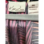 kim rogers  Petite Mini Tropical Hawaiian Sleeveless Dress Size XL Petite Black Photo 4