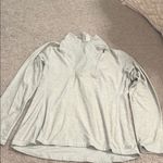 New Balance Light Gray Quarter-Zip Pullover Photo 0