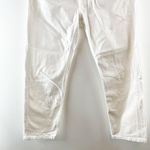 AGOLDE Parker High Rise Button Fly Crop Straight Leg Jeans White 27 / 4 Photo 5
